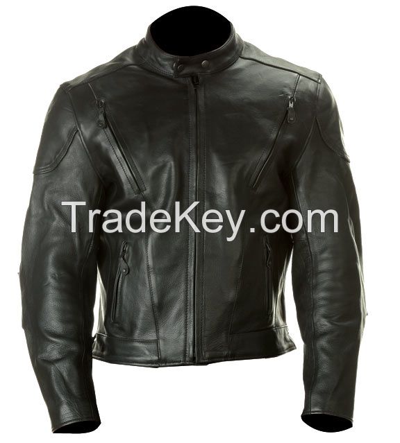 mens  in leather coats