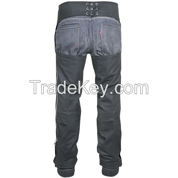 Women's Leather Textile Chaps