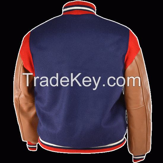 Men british fashion baseball jacket varsity jackets
