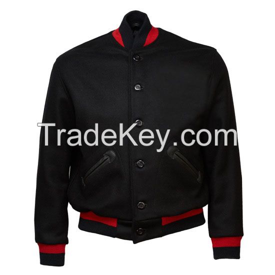 baseball jacket custom print varsity jacket