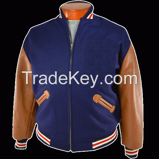 men's baseball style bomber jacket