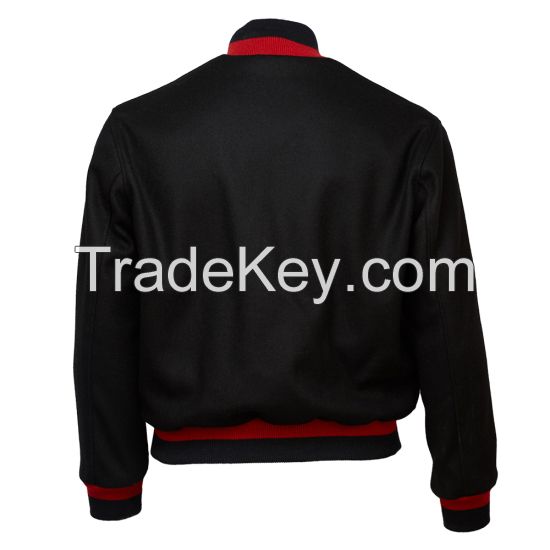 baseball jacket custom print varsity jacket