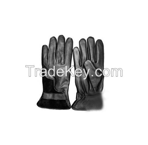 navy leather gloves womens