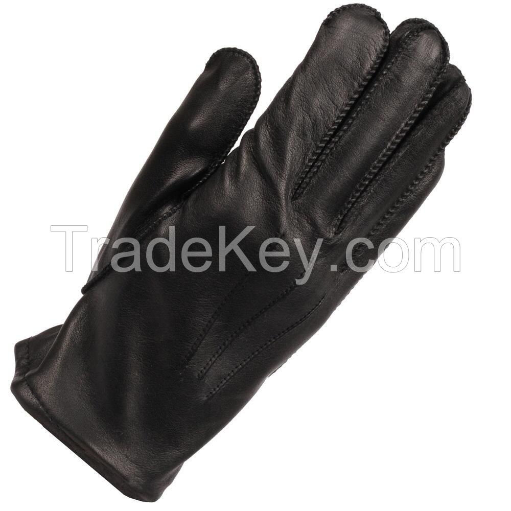 ladies long leather gloves