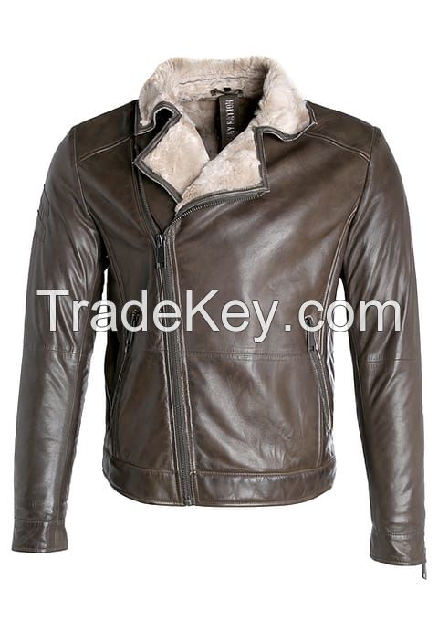 colorful leather jacket