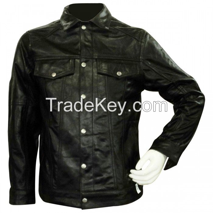 High quality winter jacket men fashion leather jacket