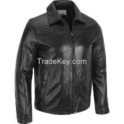 ladies leather coat with hood