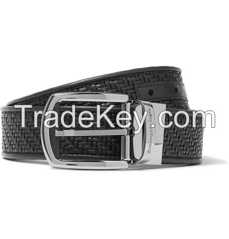 chinese high quality men's leather belts for men with zinc alloy belt buckle