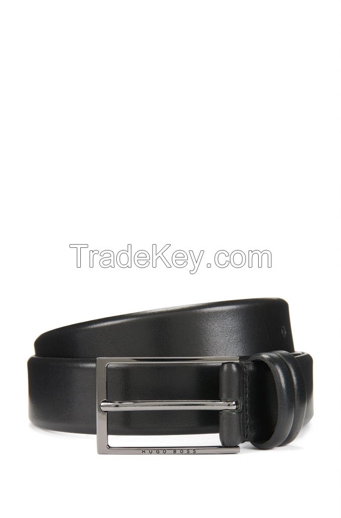 high quality discounted genuine cowhide leather belt removable double single buckle belt