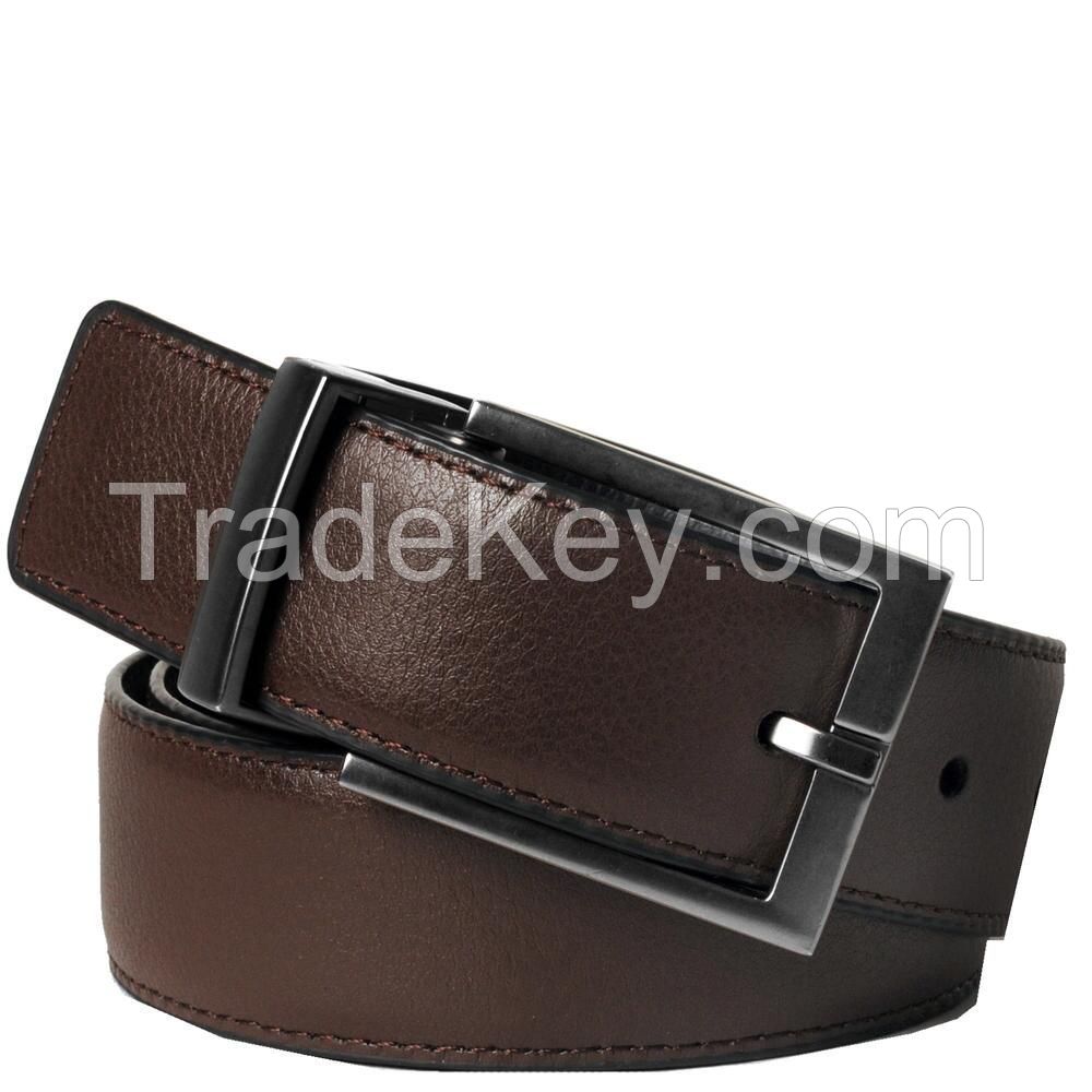 Handmade original buckle luxury vegetable tanned leather genuine leather belt