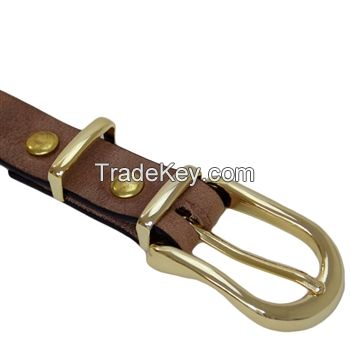 Hot sale man business leisure leather belt