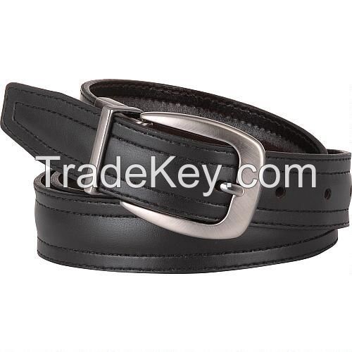 Solid brass buckle Full grain leather belt manufacturing Top grain Leather Belt