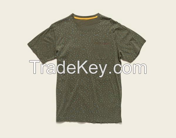 Customized printed pattern Cotton causal T shirt