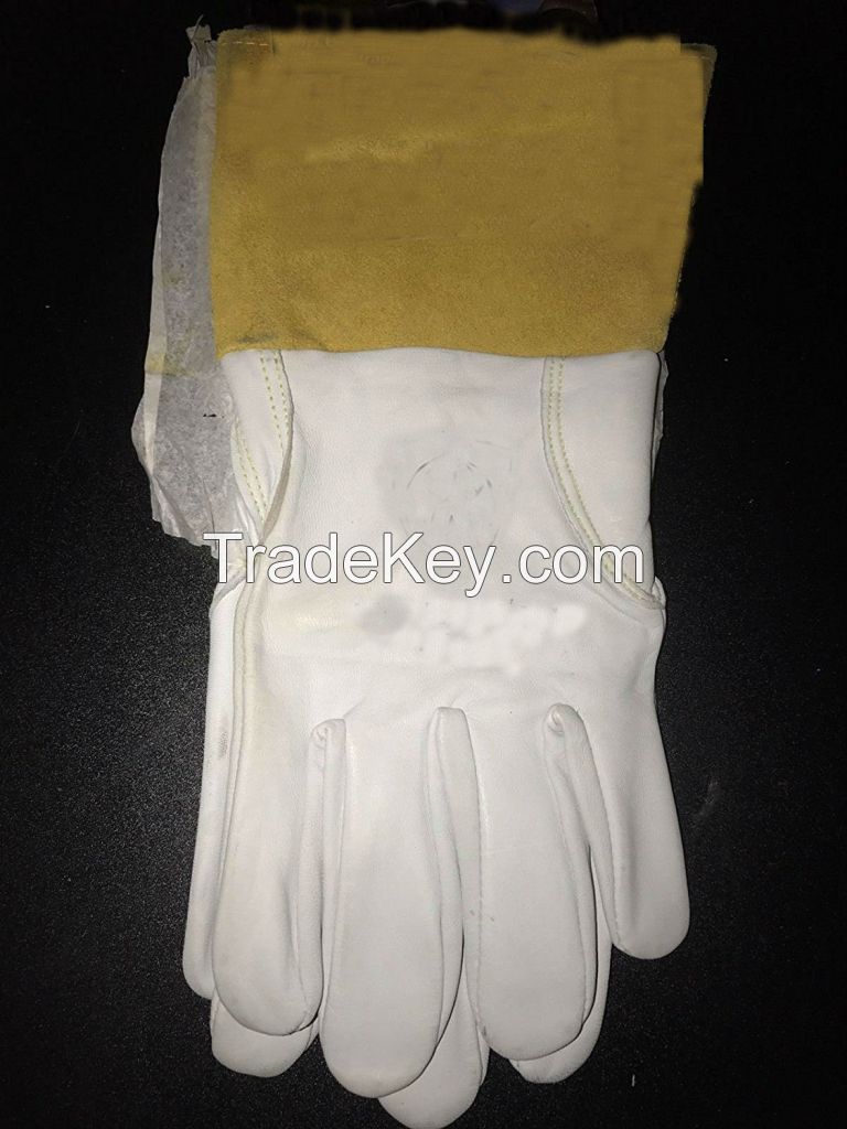 Welding Gloves Cow Split Leather Work Glove Leather cotton Safety Gloves