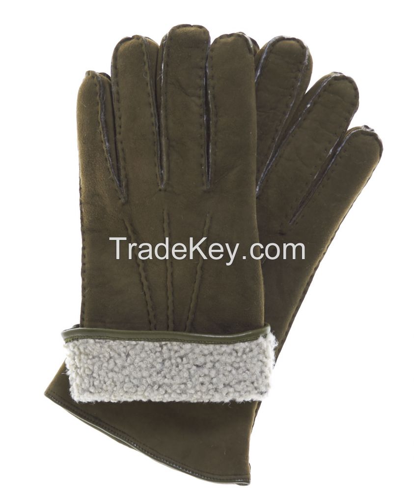 2018 black and brown driving leather gloves
