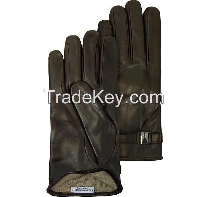 2018 new black driving leather gloves