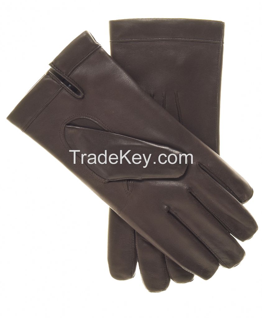 2018 black and white driving leather gloves
