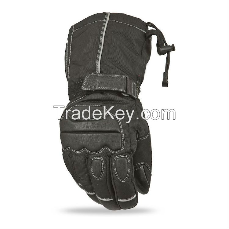 2018 new  black leather gloves motorbike