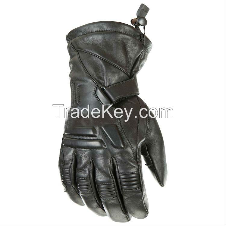 2018 new  black leather gloves motorbike