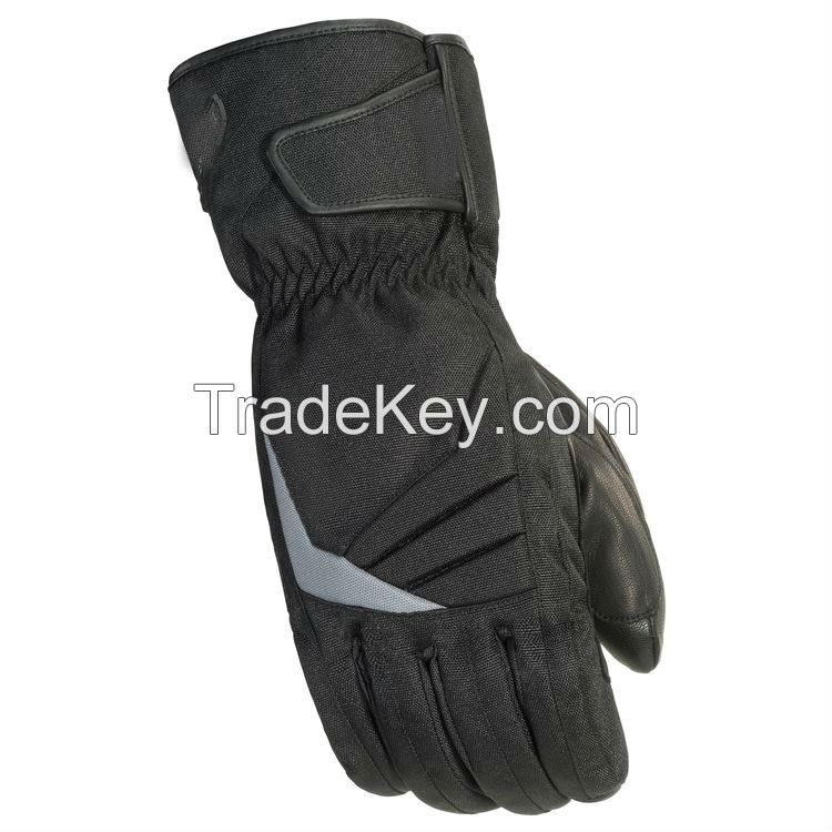 2018 new shine  black leather gloves motorbike