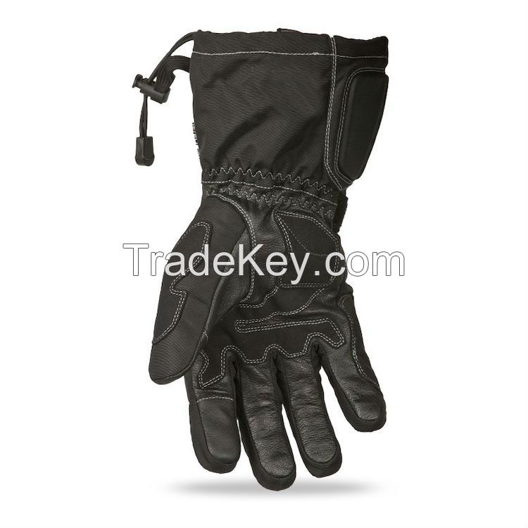 2018 new  black leather gloves motorbike