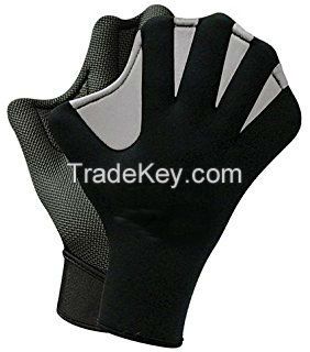 Silicone Swimming Gloves Diving Gloves Neoprene Webbed Gloves