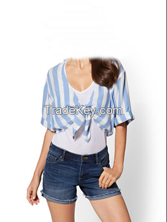 2018 new lining    design    blouses and top