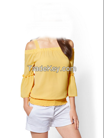 yallow  design  blouses and top