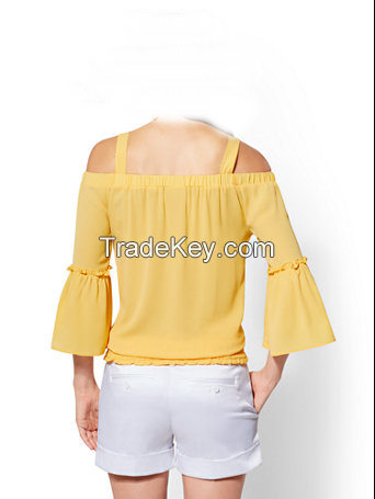 yallow  design  blouses and top