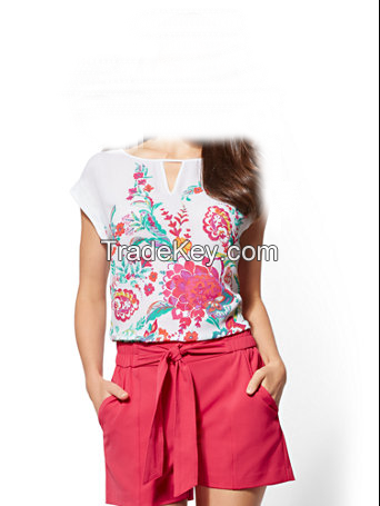 flower design blouses and top