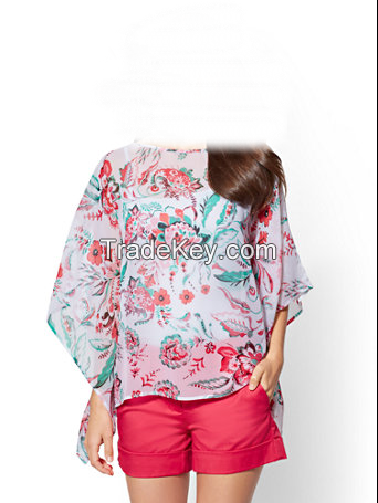 new flower design top and blouse