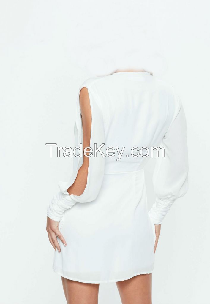 2018 white party dress