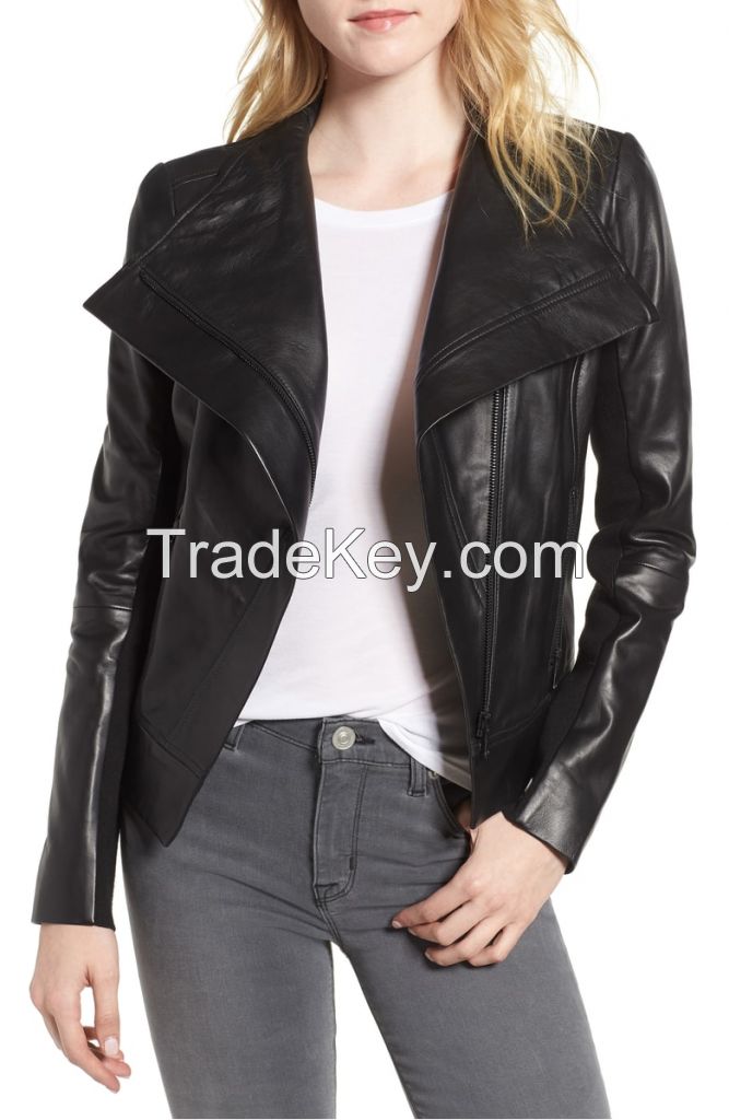 new women  leather jacket