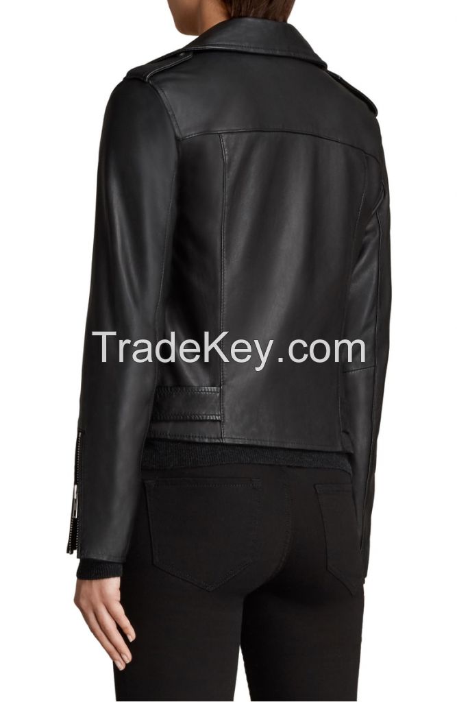 Rock a classically women  leather jacket