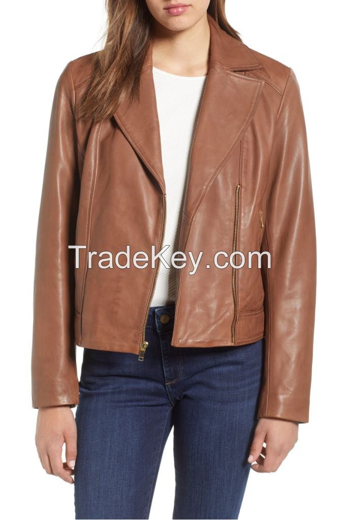super women   leather  jacket