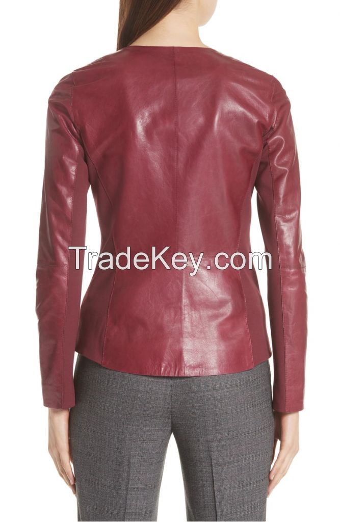 classic design  leather  jacket