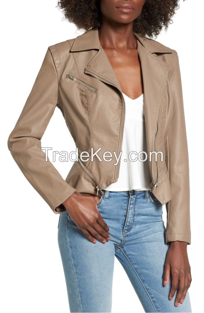 decent  women  leather jacket