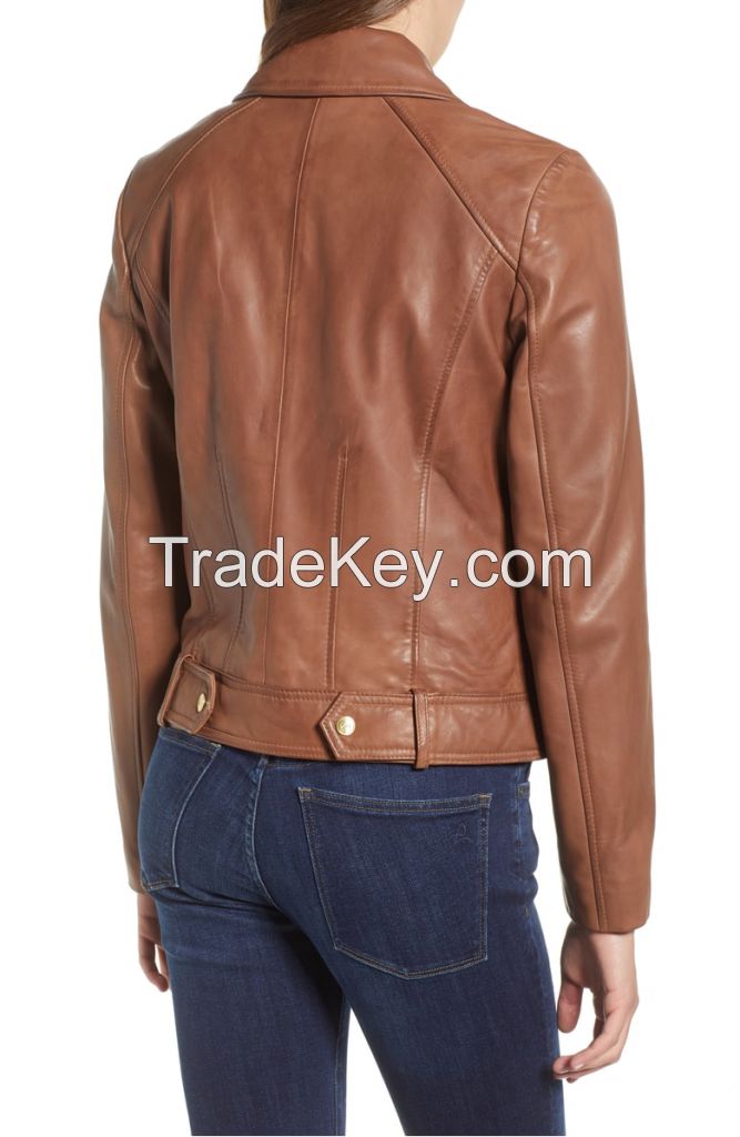 super women   leather  jacket