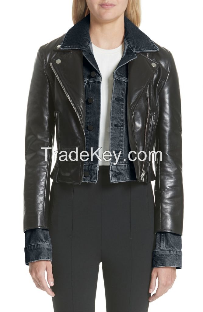  black leather  jacket