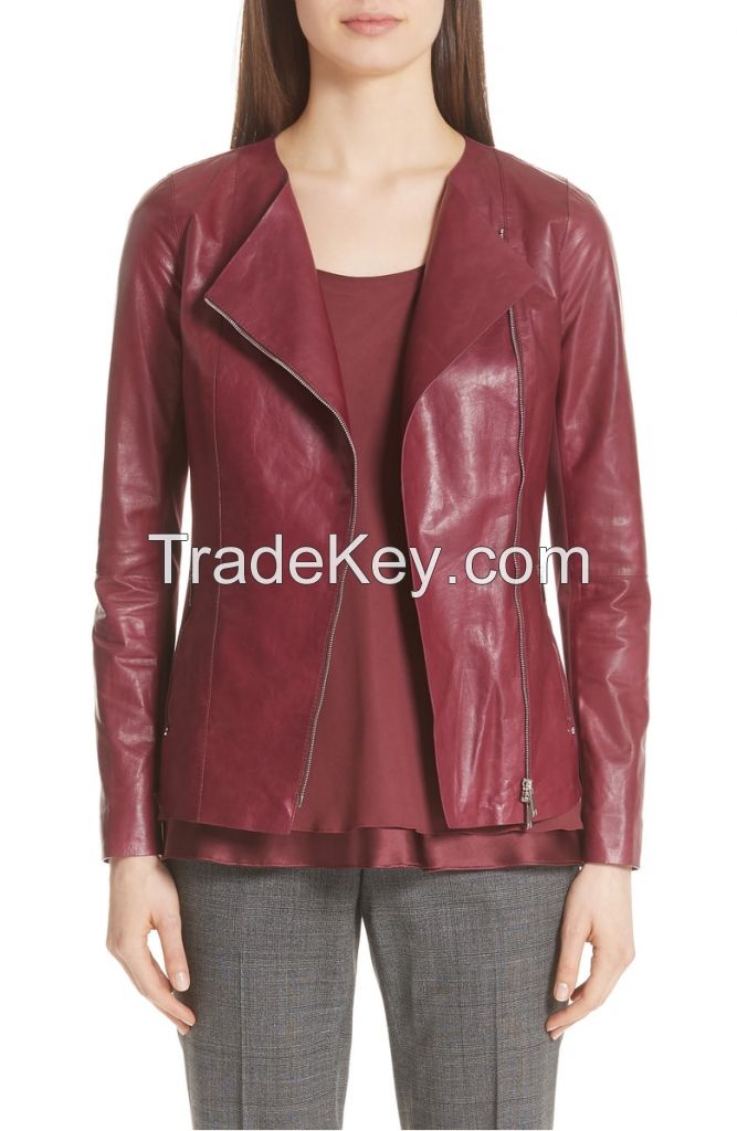 classic design  leather  jacket