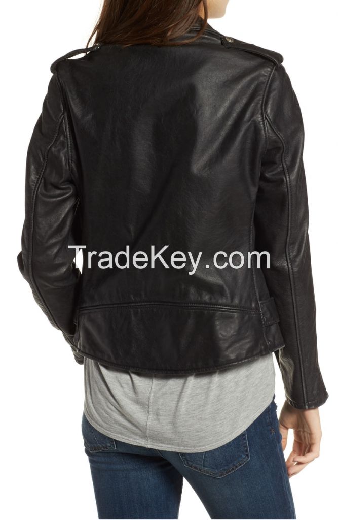 luxe leather jacket