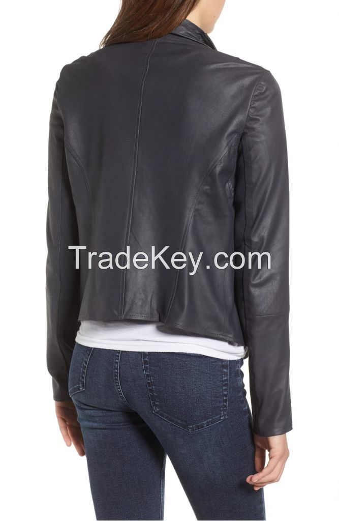 dexcent   women  leather jacket