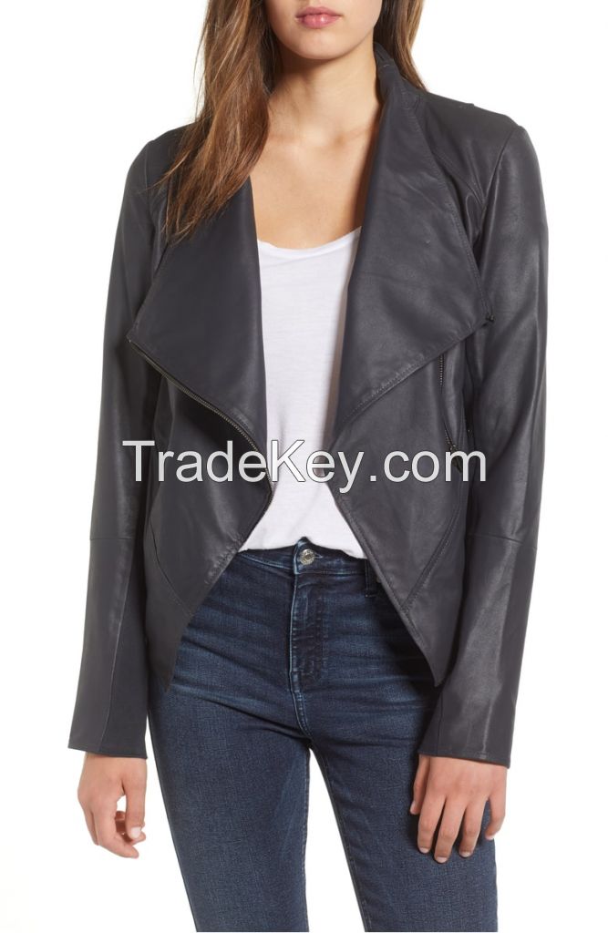 dexcent   women  leather jacket