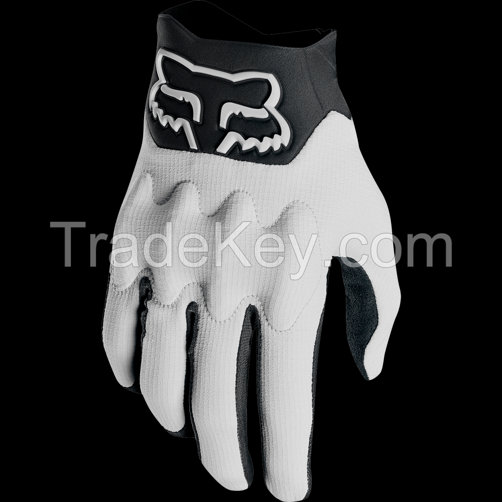 STYLISH WHITE  racing gloves