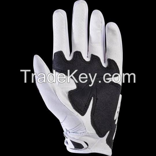 WHITE   racing gloves