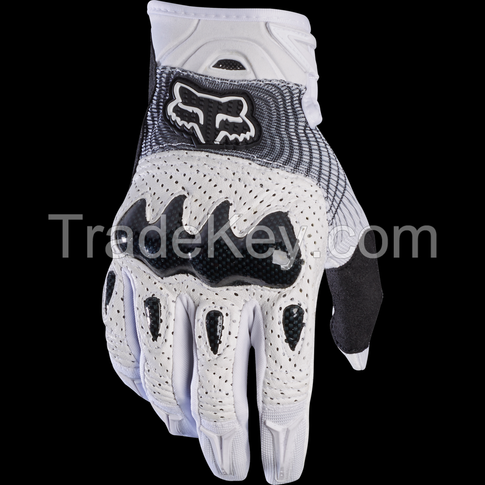 WHITE   racing gloves