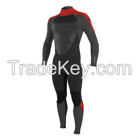 RED AND BLACK     MEN wet suit