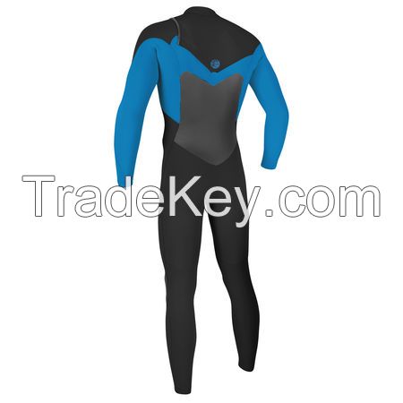 blue and black combo design    MEN wet suit