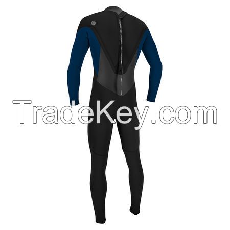 blue and black     MEN wet suit