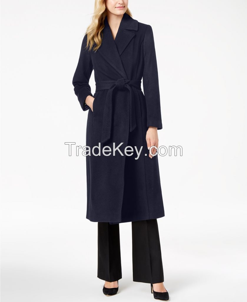 BLUE WOMAN LONG COAT